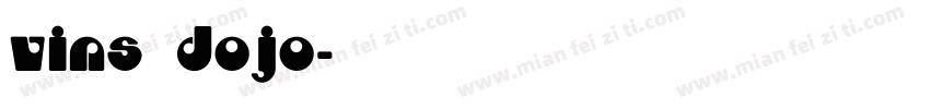vins dojo字体转换